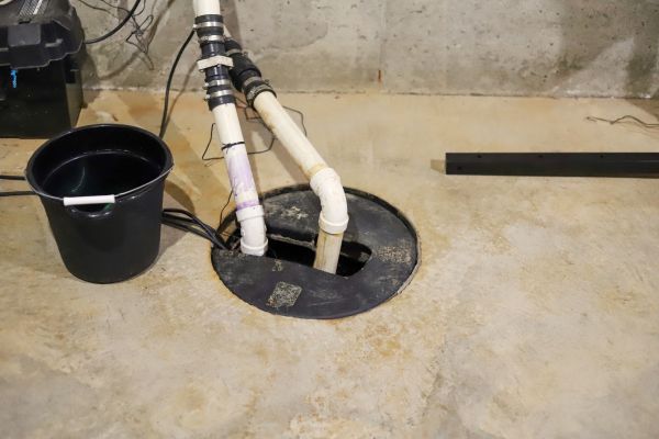 Basement Drainage Installation in Wilkes Barre