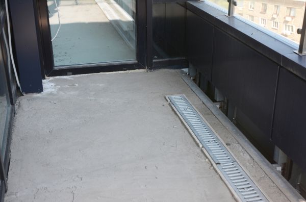 Veranda Drain Installation in Wilkes Barre