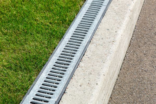 Courtyard Drain Installation in Wilkes Barre